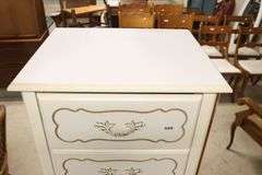 French Provincial Style Painted Lingerie Chest
