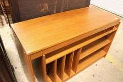 Danish MCM Teak Entertainment Credenza, Minor Chips