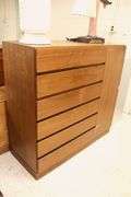 MCM Teak Side By Side Dresser, Chips and Wear