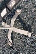 Wrought Iron and Stainless Steel Bird Bath