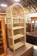 Boho MCM Wicker Shelf