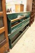 Pair Antique Long Painted Porch Benches