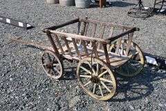*NO STORAGE* Antique Goat Cart