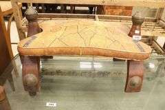 Ethnographic Camel Saddle Ottoman