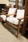 Pair Modern Deck Chairs