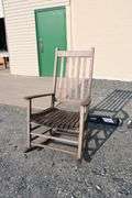 Teak Porch Rocker, Dry Finish