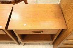 Pair Dixie MCM Cherry Nightstands