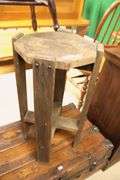Mission Oak Plant Stand