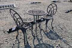 Cast Metal Bistro Set