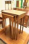 Biggs Inlaid Mahogany Nesting Tables