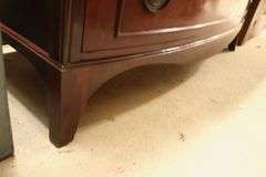 Depression Era Mahogany Bow Front Chest