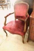 French Provincial Style Carved Armchair