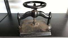 Vintage Cast Iron Book Press
