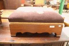 Empire Walnut Footstool