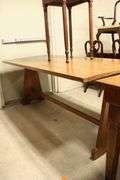 Modern Farmhouse Pine Trestle Table