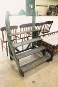 Antique Primitive Painted Plant Stand