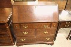 Cabinet-Made Walnut Slant Front Desk
