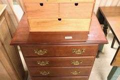 Modern Cherry Nightstand