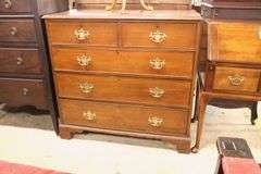 George II Banded Oak Chest of Drawers