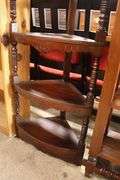 Victorian Walnut Corner Etagere