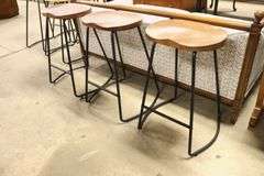(3) Modern Bar Stools
