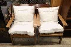 Pair Modern Deck Chairs