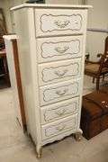 French Provincial Style Painted Lingerie Chest