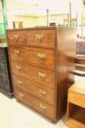 Asian-Inspired MCM Mahogany Chest