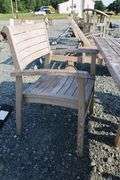 *NO STORAGE* Fortunoff Teak Patio Dining Set, Dry Finish