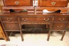 Depression Era Mahogany Sideboard