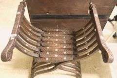 Part of an Anglo-Indian Savonarola Chair