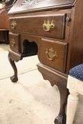 Colonial Revival Mahogany Claw Foot Ladies' Writing Desk, Interior Drawer Locked