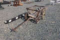 *NO STORAGE* Antique Goat Cart