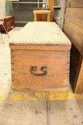 New England Dovetailed Pine Sea Chest