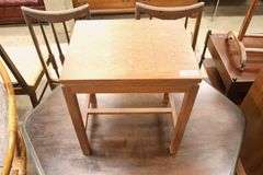 Anglo-Indian Brass Inlaid Hardwood Nesting Table, Losses
