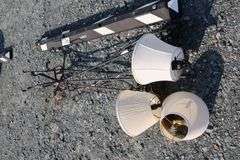 *NO STORAGE* 3 Vintage Floor Lamps