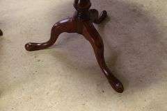 Nathan Margolis Hartford ct Queen Anne Style Mahogany Tea Table
