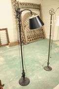 Beaux Arts Cast Iron Figural Griffin Floor Lamp