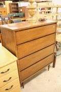 Bassett MCM Walnut and Laminate Chest