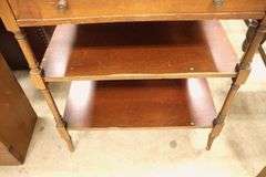 Colonial Revival Mahogany End Table, As-Is