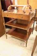 Colonial Revival Mahogany End Table, As-Is