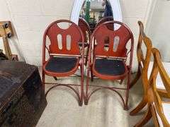 (2) Vintage Folding Chairs