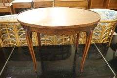 French Provincial Style Walnut Occasional Table, As-Is