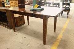 Vintage Farmhouse Pine Harvest Table