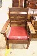 Limbert Arts & Crafts Oak Armchair