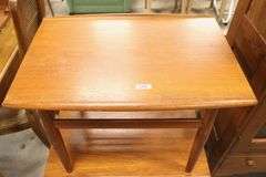 Pair MCM Teak End Tables