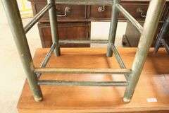 Modern Farmhouse Rush Seat Country Store Merchant's Stool
