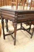 Depression Era Parlor Table, Marks on Top