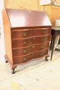 Colonial Revival Mahogany Claw Foot Desk