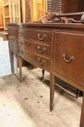 Finch Depression Era Solid Mahogany Sideboard, Minor Wear